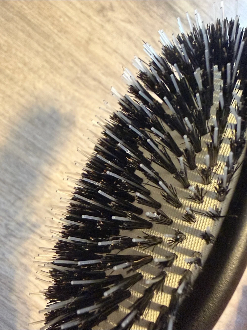 Crown Affair Black Boar Bristle Hair Brush new and $138 retail